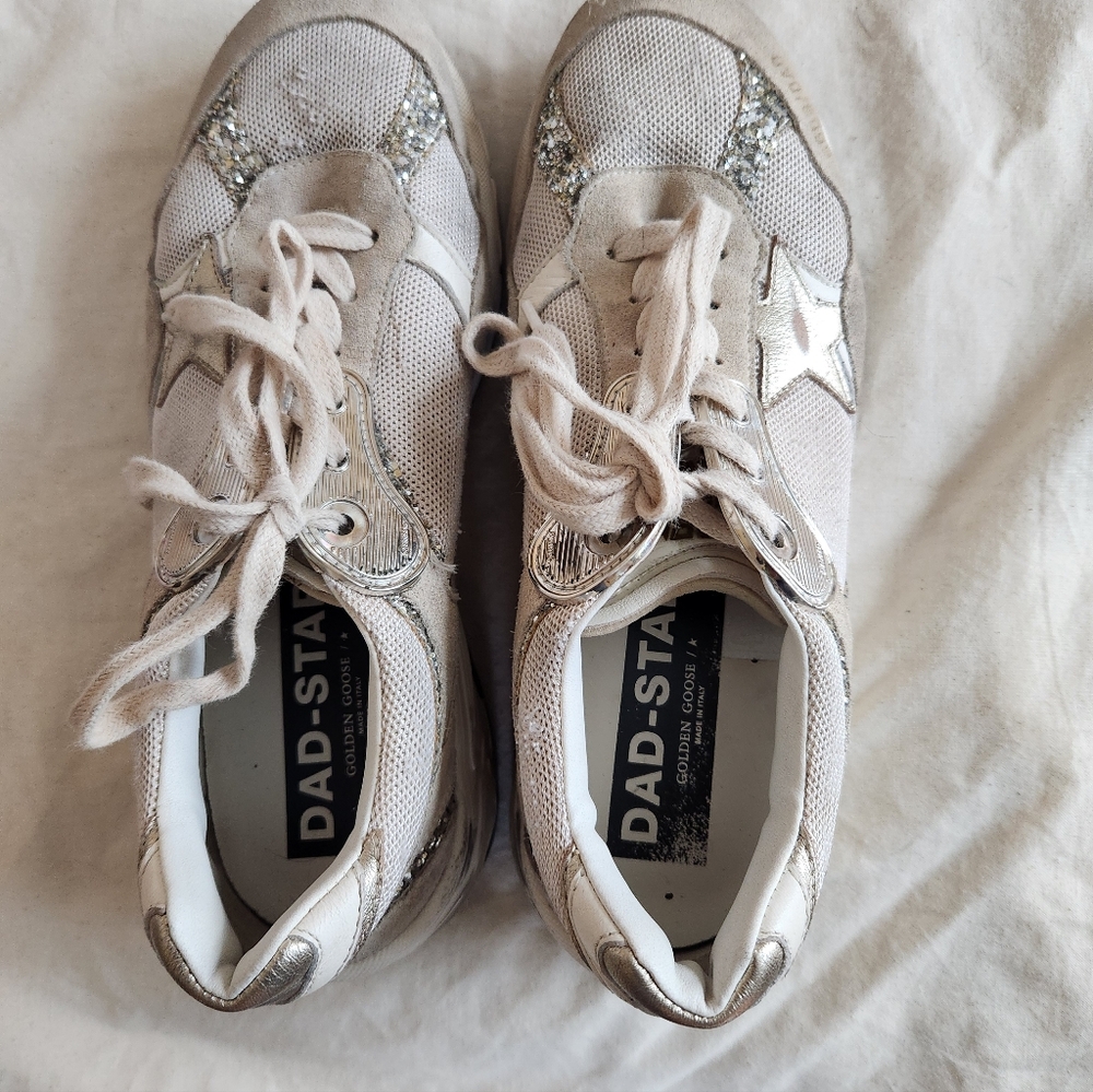 Golden Goose Women's Dad Star Sneakers Size 40 - Picture 4 of 13